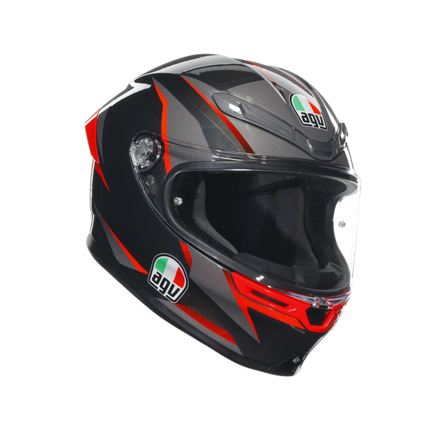 K6 S JIST Asian Fit - SLASHCUT BLACK/GREY/RED image