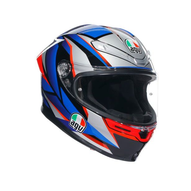 K6 S JIST Asian Fit - SLASHCUT BLACK/BLUE/RED image